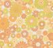 Non woven wallpaper floral pattern orange green 39535-5 2