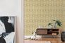 Vliestapete Ovale Blockstreifen Grün Creme 39536-1 Flur 1