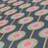 Non woven wallpaper lines graphic blue orange 39537-1 3