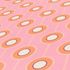 Vliestapete Kreise Linien Grafik Rosa Orange 39537-3 Detail 3