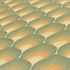 Non woven wallpaper 3D graphic green orange 39538-1 3