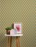 Non woven wallpaper 3D graphic green orange 39538-1 5