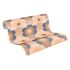 Vliestapete Blumen Wellen Retro Braun Blau 39539-2 Rolle 4