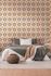 Vliestapete Blumen Wellen Retro Braun Blau 39539-2 Schlafzimmer 6