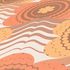 Vliestapete Blumen Wellen Retro Braun Beige 39539-3 Detail 3
