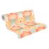 Vliestapete Blumen Wellen Retro Apricot Grün 39539-4 Rolle 4