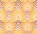 Non woven wallpaper waves retro yellow orange 39539-5 2