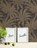 Vliestapete Floral Schwarz Gold Kupfer Metallic 39501-1 Raum 4