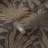 Vliestapete Floral Schwarz Gold Kupfer Metallic 39501-1 Detail 5