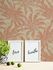 Vliestapete Floral Beige Orange Glitzer 39501-3 Raum 1