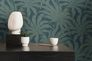 Vliestapete Floral Petrol Grün Gold Metallic 39501-6 Zimmer 1