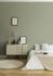 Vliestapete Struktur Einfarbig Shabby Grün 39503-7 Schlafzimmer 1