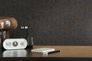 Vliestapete Wellenmuster Schwarz Gold Metallic 39507-3 Büro 5