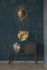 Non-woven wallpaper plaster look blue gold 3951-39 4