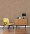 Vliestapete Shabby Putzoptik Rosa Kupfer Metallic 3951-46 Wohnzimmer 4