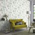 Non-woven wallpaper bamboo look white green brown 10388-18 1