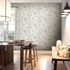 Non-woven wallpaper bamboo look white grey beige 10388-38 2