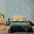 Non-woven wallpaper leaves jungle green grey 10391-35 2