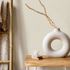 Non-woven wallpaper textile look plain beige 10393-02 1