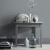 Non-woven wallpaper textile look plain dark grey 10393-34 2