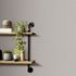 Non-woven wallpaper textile look plain grey beige 10393-37 1