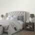 Non-woven wallpaper textile look grey glitter 10281-31 1