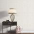 Non-woven wallpaper ornaments white cream metallic 10288-14 1