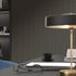 Vliestapete Fächer Federn Schwarz Gold Metallic 10346-15 Zimmer 1