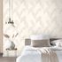 Non-woven wallpaper floral beige metallic glitter 10282-02 3