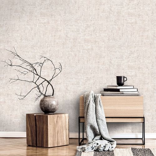 Vliestapete Industrial Putzoptik Beige 10328-02 Zimmer