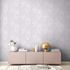 Vliestapete Blattmuster Lila Silber Metallic 39654-4 Zimmer 5