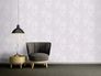 Vliestapete Blattmuster Lila Silber Metallic 39654-4 Wohnzimmer 1