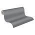 Vliestapete Uni Struktur Textiloptik Anthrazit 39655-2 Rolle 6