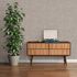 Vliestapete Kreise Braun Silber Metallic 39656-2 Zimmer 1