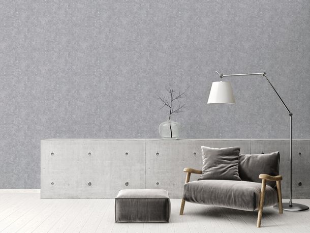 Vliestapete Kreise Grau Silber Metallic 39656-5 Wohnzimmer
