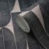 Non-woven wallpaper leaves abstract beige black 39658-3 5
