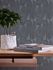 Non-woven wallpaper leaves abstract black grey 39658-4 4