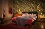 Vliestapete Blätter Textiloptik Grün Weiß 39647-2 Schlafzimmer 8