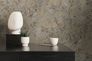 Vliestapete Blumen Grau Braun Gold Metallic 39650-1 Raum 4