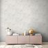 Vliestapete Blumen Grau Beige Rose Metallic 39650-3 Zimmer 1