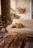 Vliestapete Blumen Beige Grün Gold Metallic 39650-4 Sofa 6