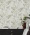 Vliestapete Blumen Beige Grün Gold Metallic 39650-4 Büro 8