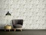 Vliestapete Blumen Beige Grün Gold Metallic 39650-4 Raum 1