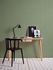 Non-woven wallpaper plain linen look green 39652-1 4