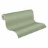 Non-woven wallpaper plain linen look green 39652-1 6