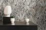 Vliestapete Floral Dschungel Schwarz Grau Braun 39653-3 Raum 4