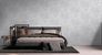 Vliestapete Blattmuster Grau Gold Metallic 39654-1 Schlafzimmer 1