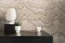 Vliestapete Wellen Abstrakt Grau Gold Metallic 39659-2 Raum 5