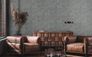 Vliestapete Betonoptik Grau Gold Metallic 39670-1 Wohnzimmer 5
