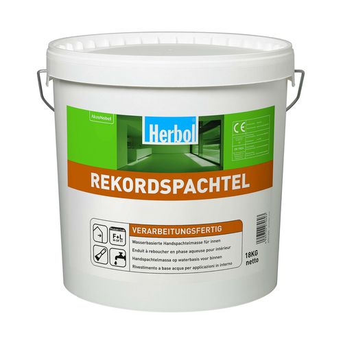 Herbol gebrauchsfertiger Rekordspachtel 18 Kg weiß